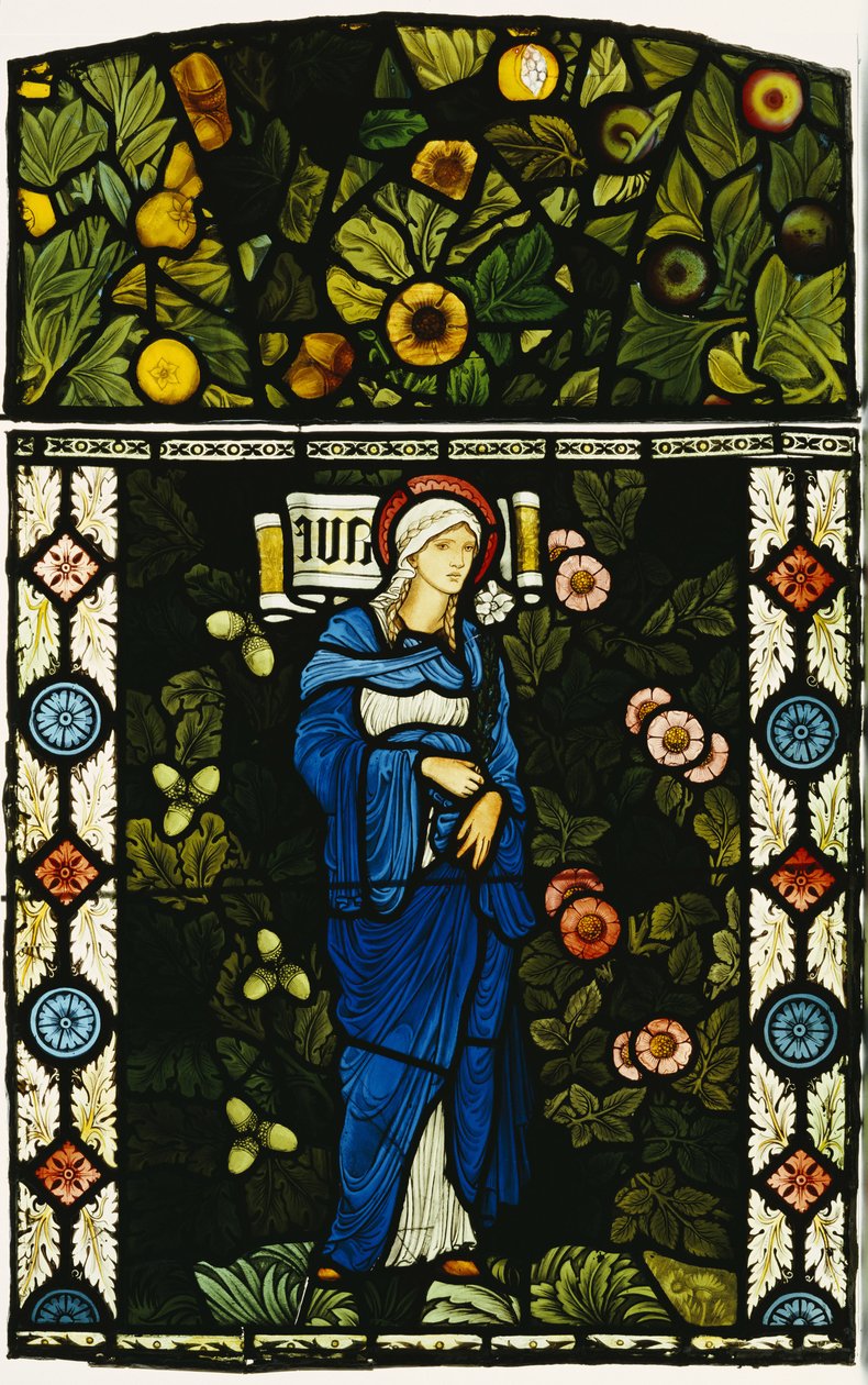 Blahoslavená Panna Maria, Morris & Co. od Edward Burne Jones