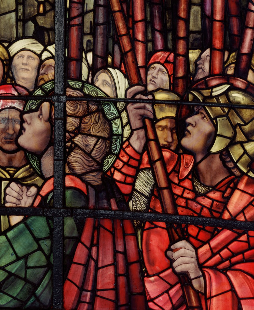 Okno Ukřižování, detail, 1888 (vitráže) od Edward Burne Jones