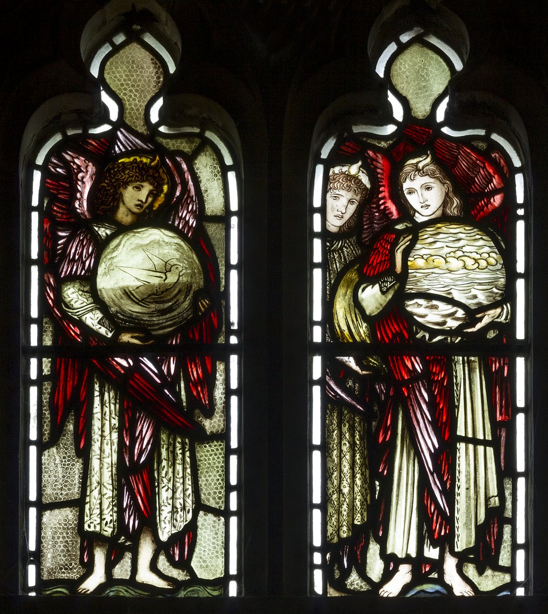 The Days Of Creation, 1874 (vitráže) od Edward Burne Jones