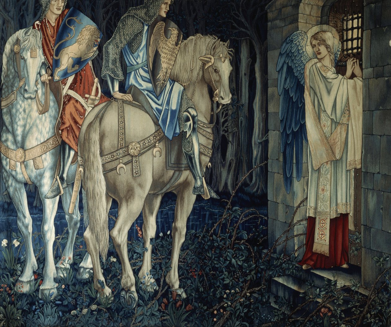 Selhání sira Gawaina a sira Ewaina při dosažení Svatého grálu, 1893-95 od Edward Burne Jones