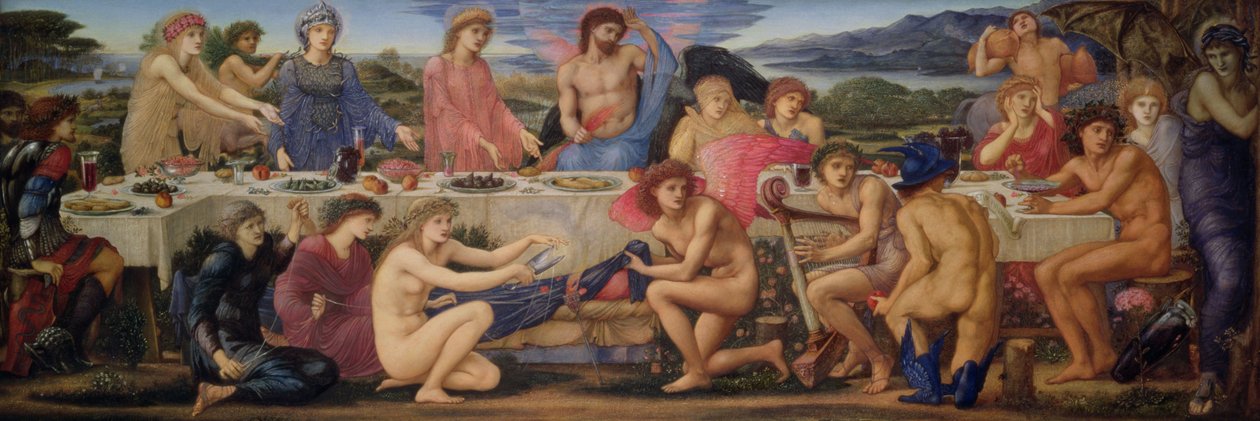 Svátek Peleus od Edward Burne Jones