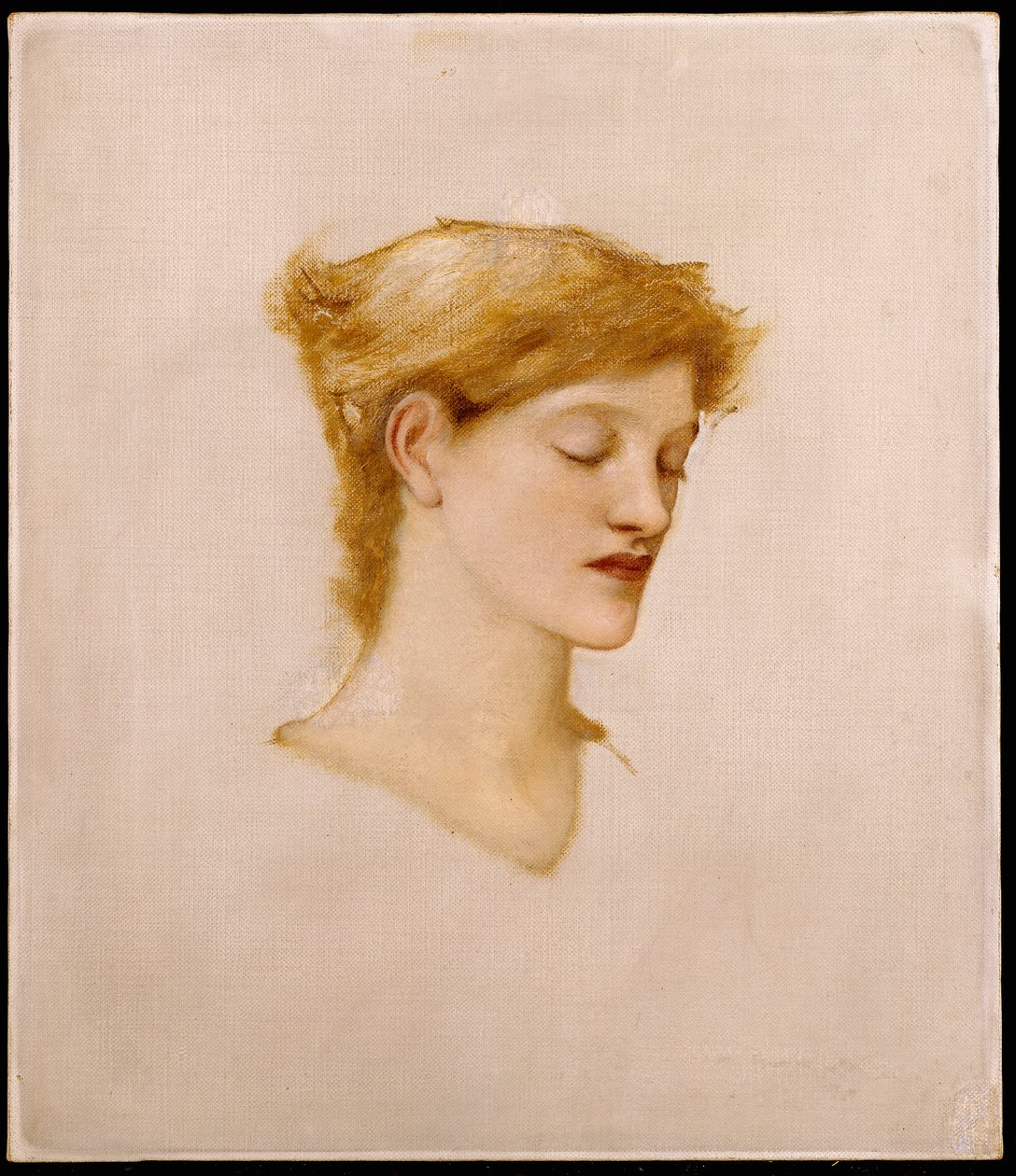 Hlava ženy od Edward Burne Jones