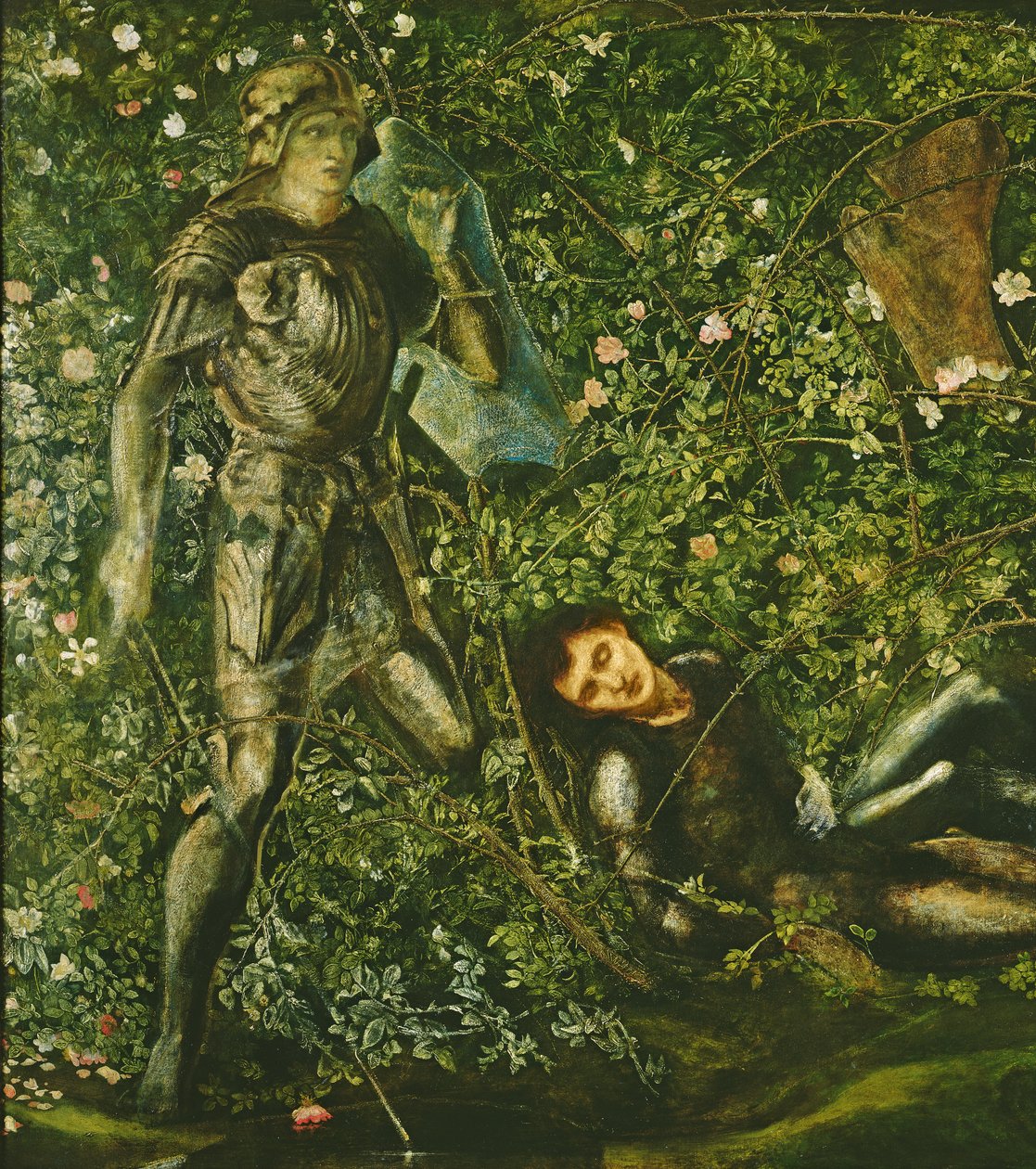 Rytíři a růže Briar, 1869 od Edward Burne Jones