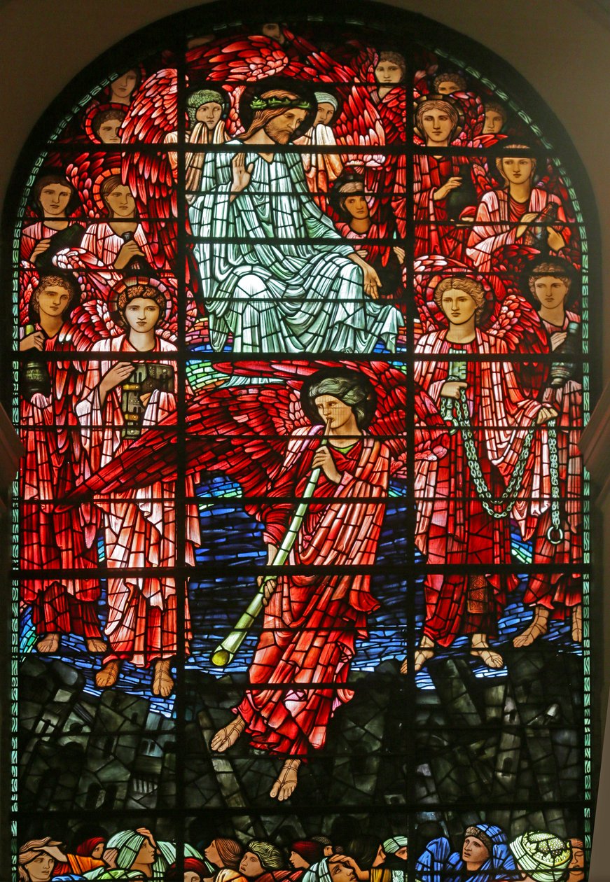Poslední soud, 1885-1897 (vitráže) od Edward Burne Jones
