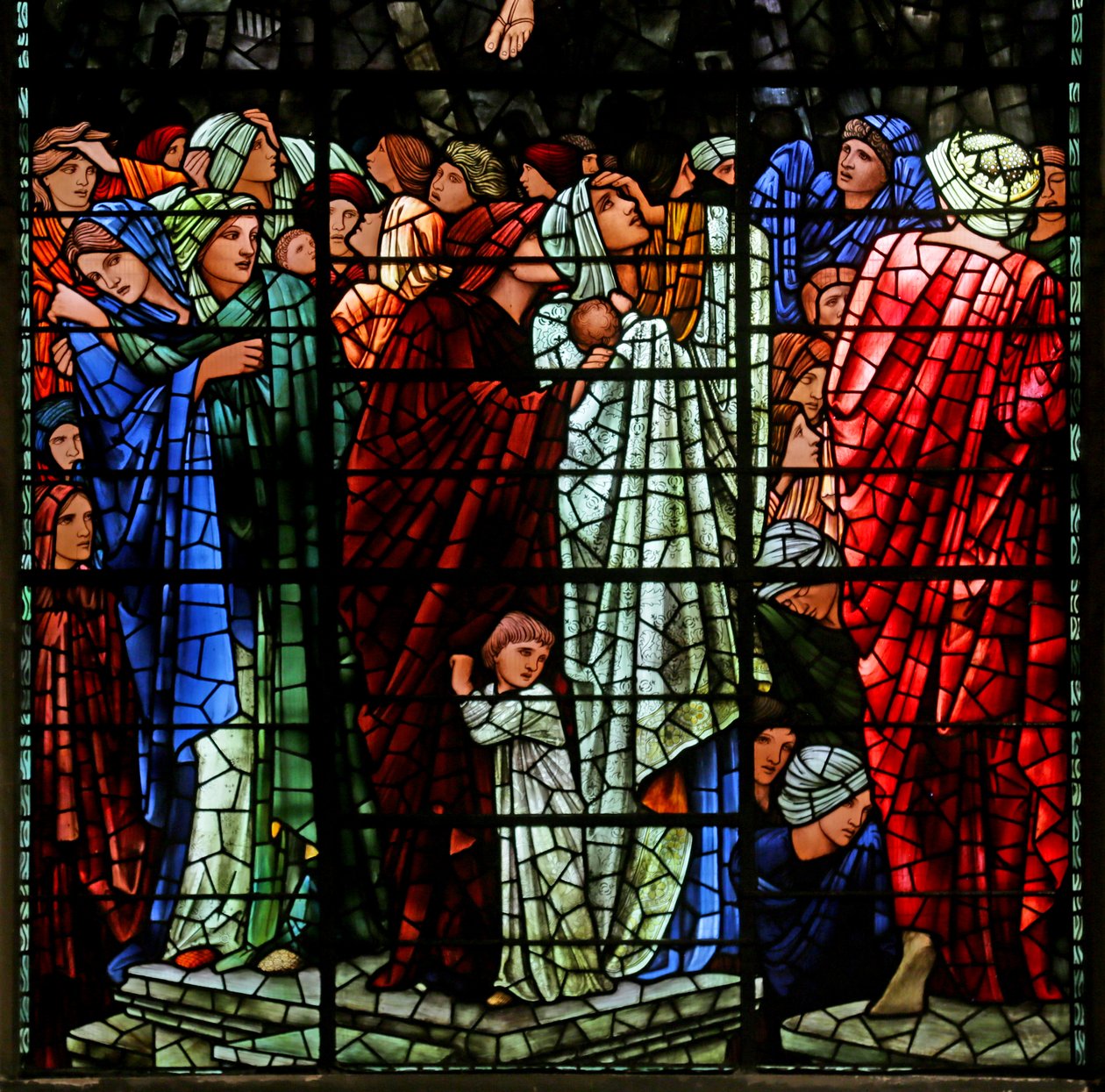 Poslední soud, 1885-1897 (vitráže) od Edward Burne Jones
