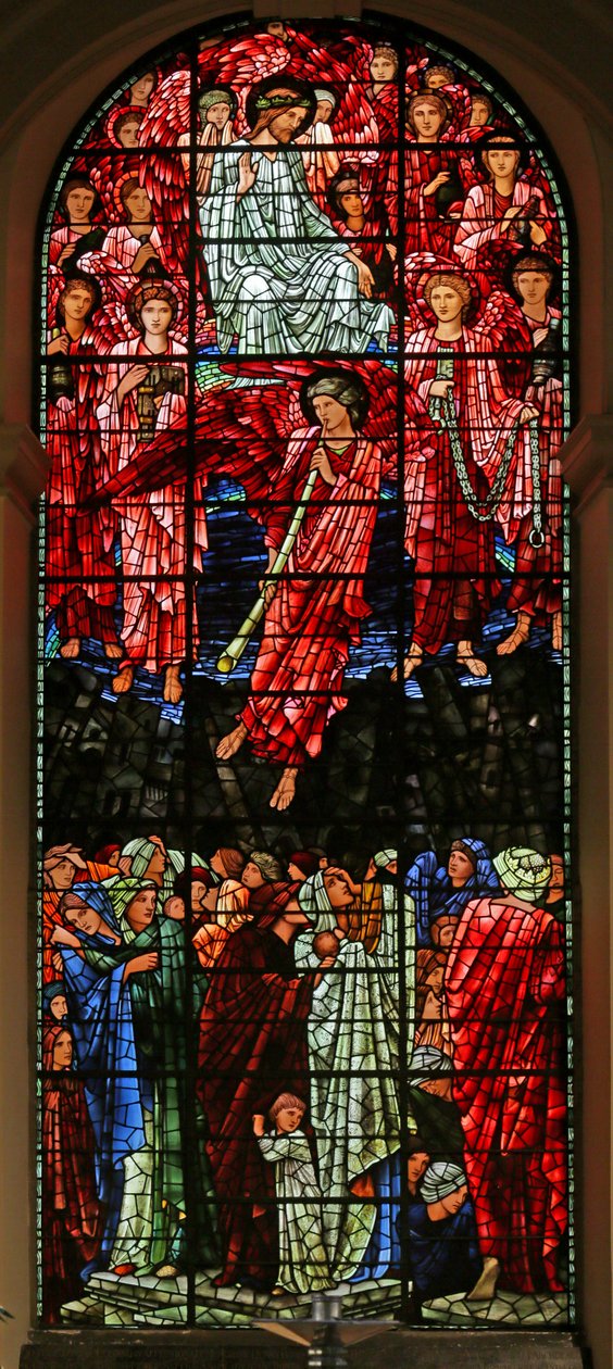 Poslední soud, 1885-1897 (vitráže) od Edward Burne Jones