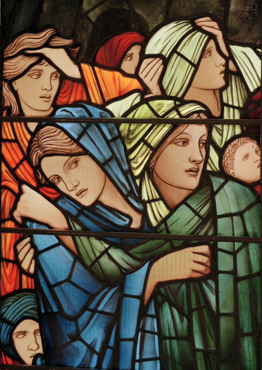 Okno posledního soudu, detail, 1897 (vitráže) od Edward Burne Jones