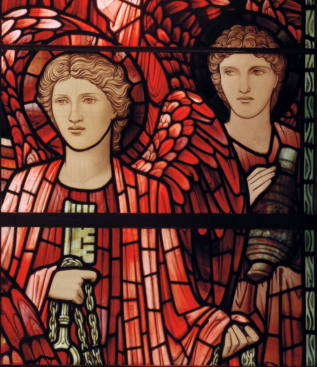 Okno posledního soudu, detail, 1897 (vitráže) od Edward Burne Jones