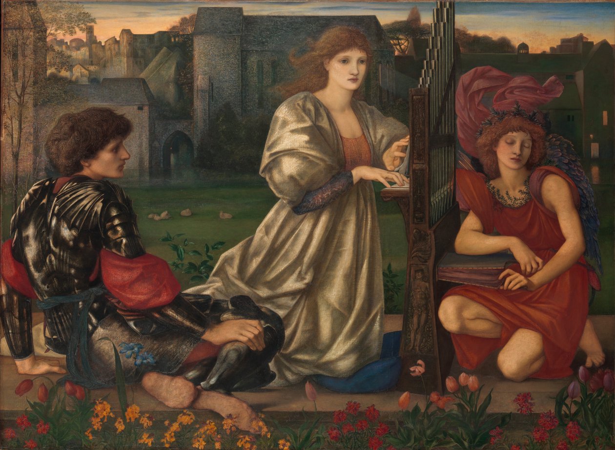 Píseň o lásce, 1868-77 od Edward Burne Jones