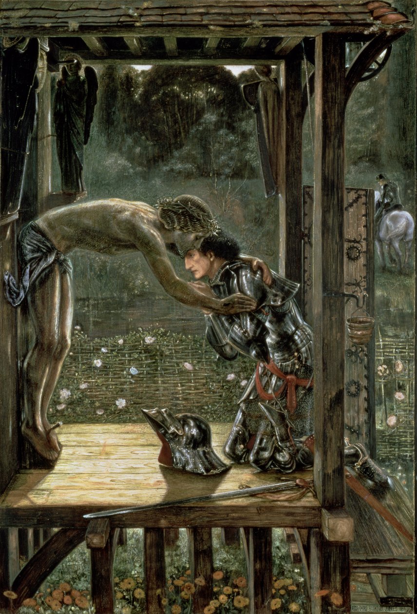 Milosrdný rytíř, 1863 od Edward Burne Jones