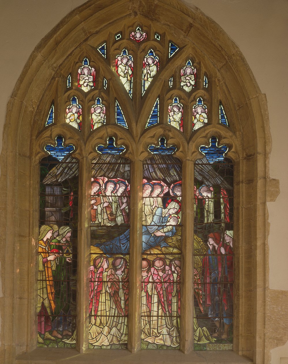 Narození Páně, 1862 od Edward Burne Jones