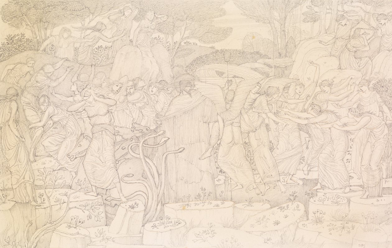 Znásilnění Proserpiny od Edward Burne Jones