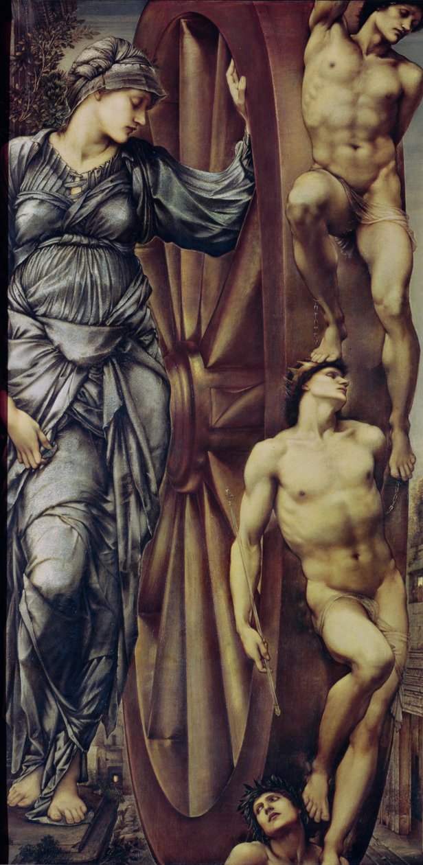 Kolo štěstěny od Edward Burne Jones