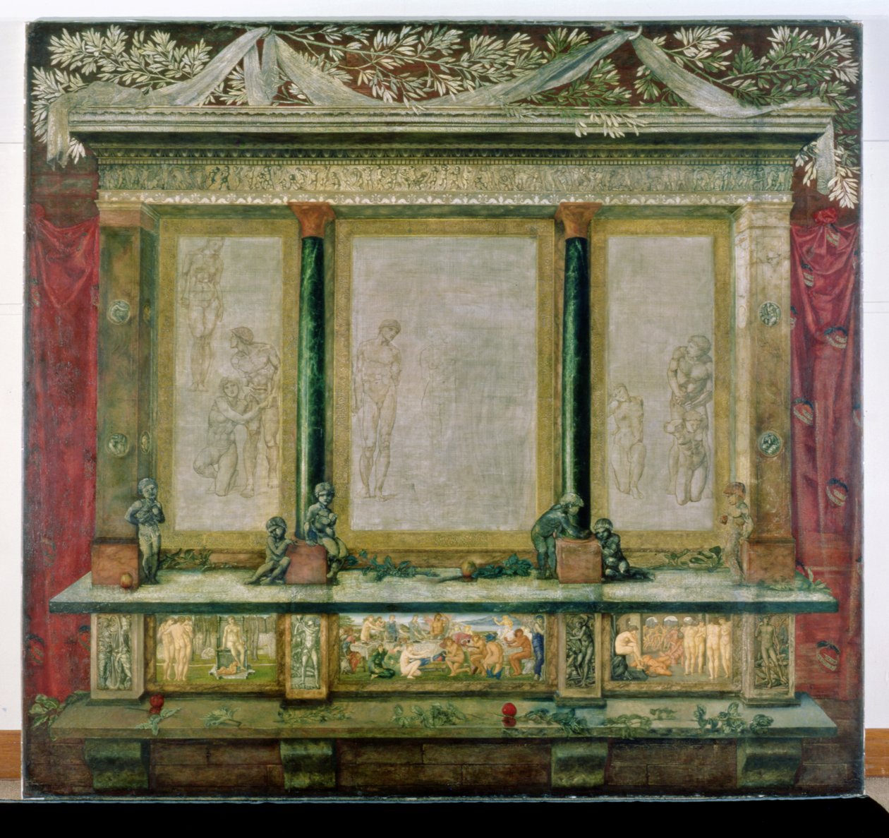 Trojský triptych, 1872-1898 od Edward Burne Jones