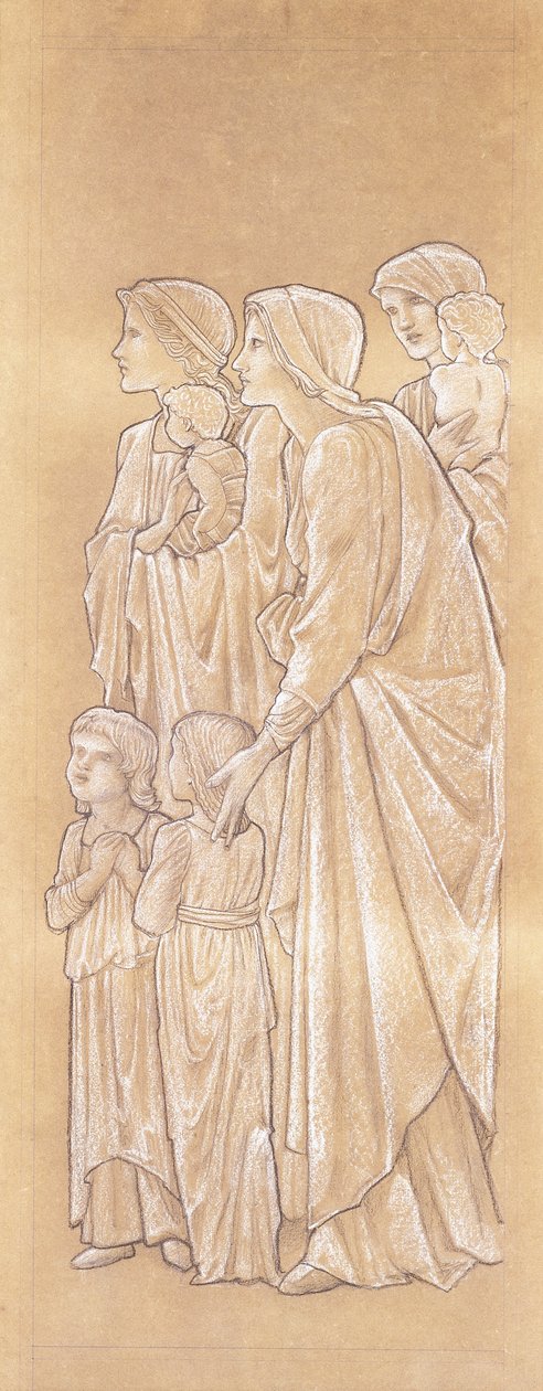 Ženy přivádějící děti ke Kristu, od Edward Burne Jones