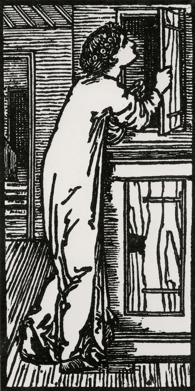 Psyche Pohled do skříně, 1866 od Edward Coley after Burne Jones