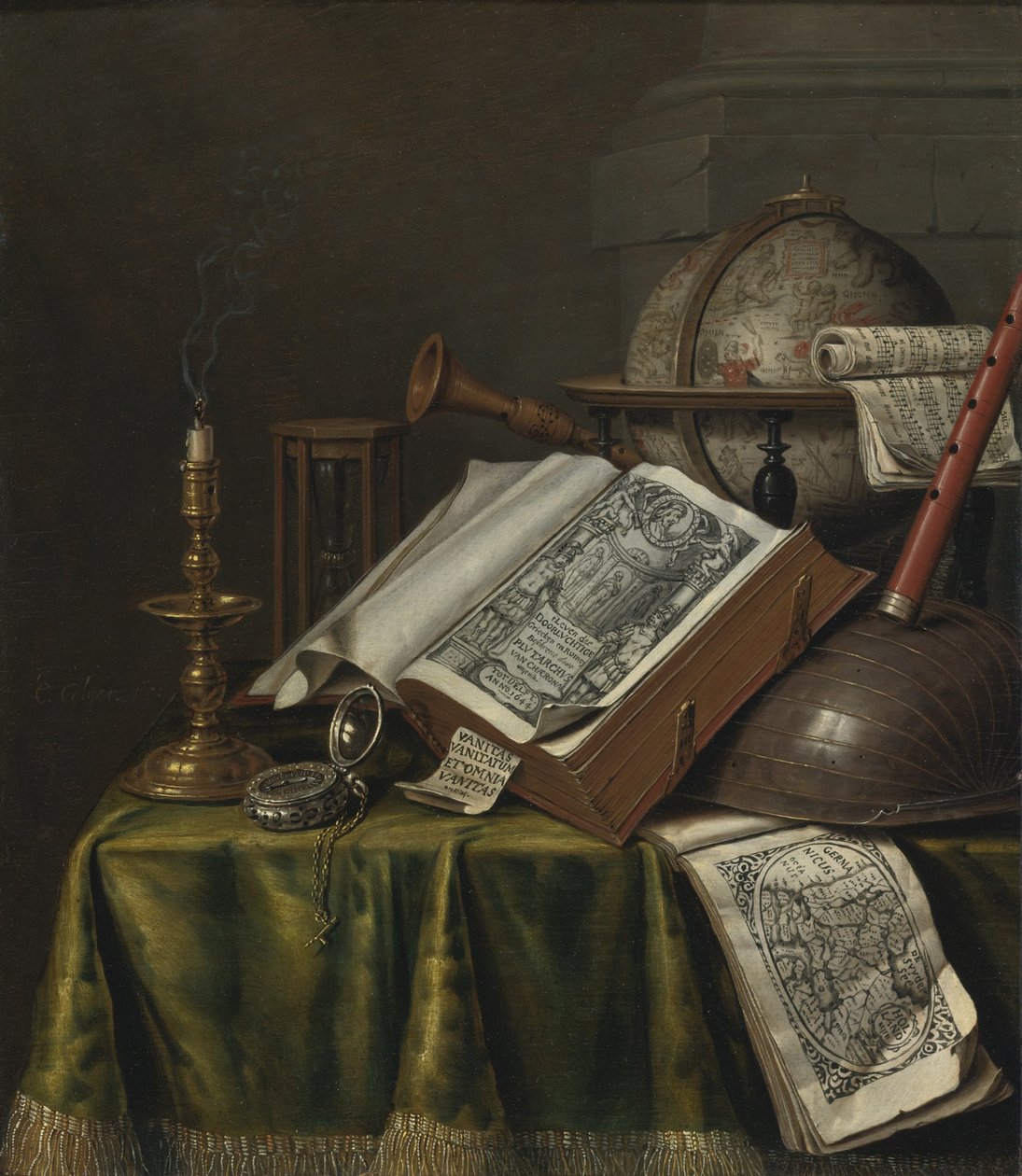 Zátiší Vanitas od Edward Collier