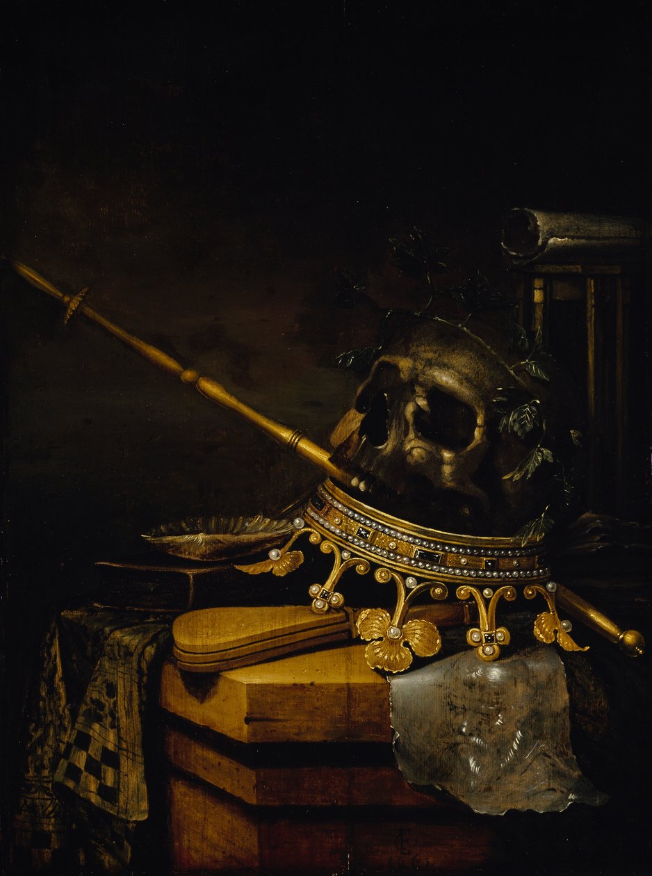 Zátiší Vanitas, 1661. od Edward Collier
