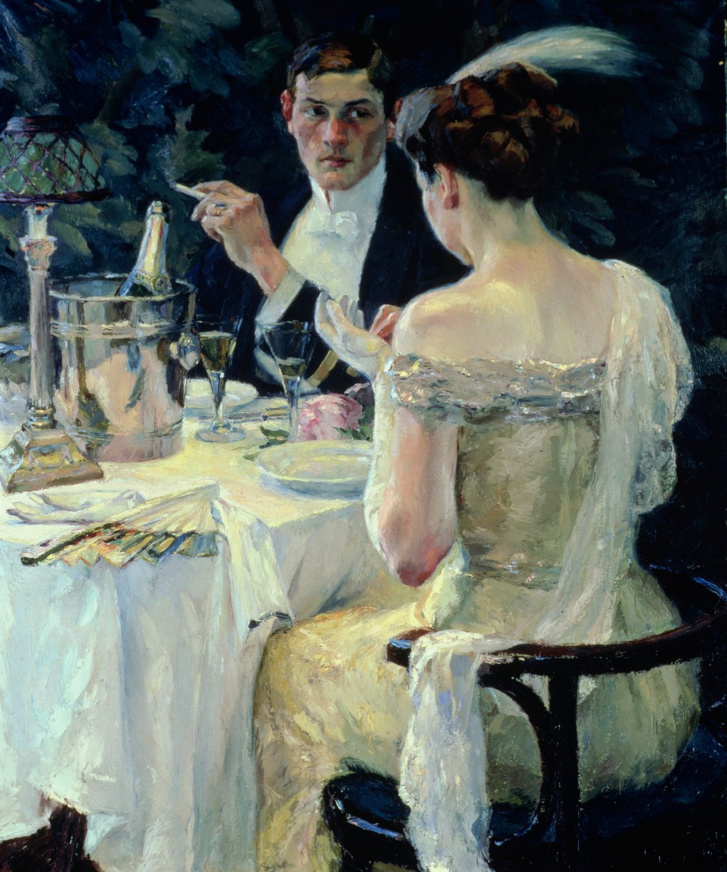Loučení (olej na plátně) od Edward Cucuel