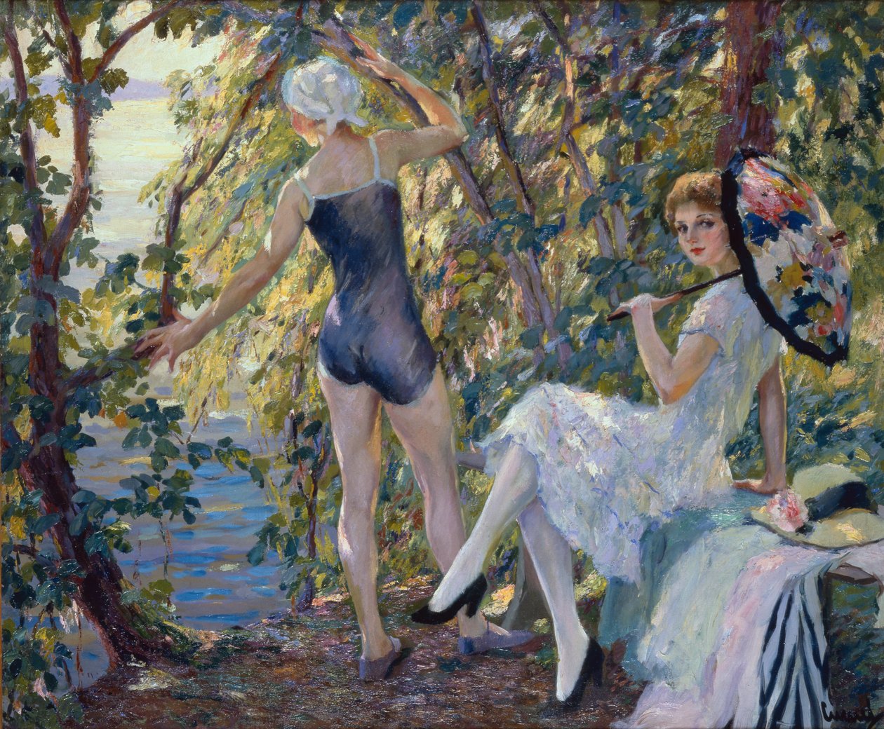 Koupající se od Edward Cucuel