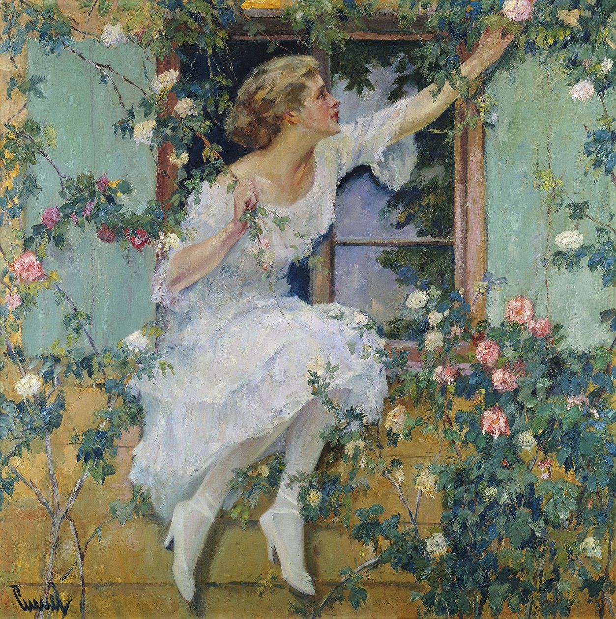 Divoké růže od Edward Cucuel