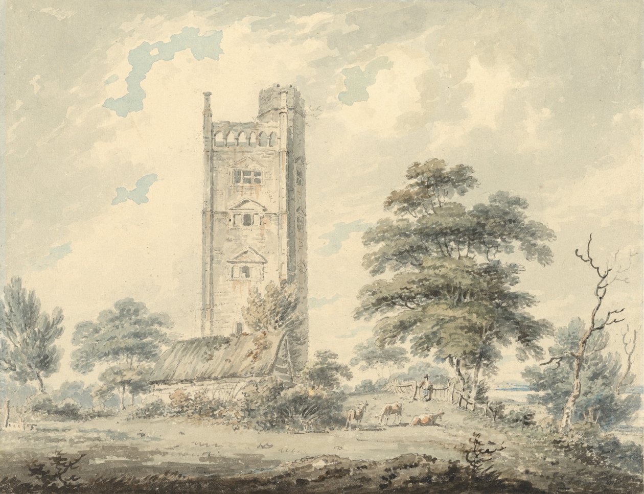 Věž Freston, Suffolk od Edward Dayes
