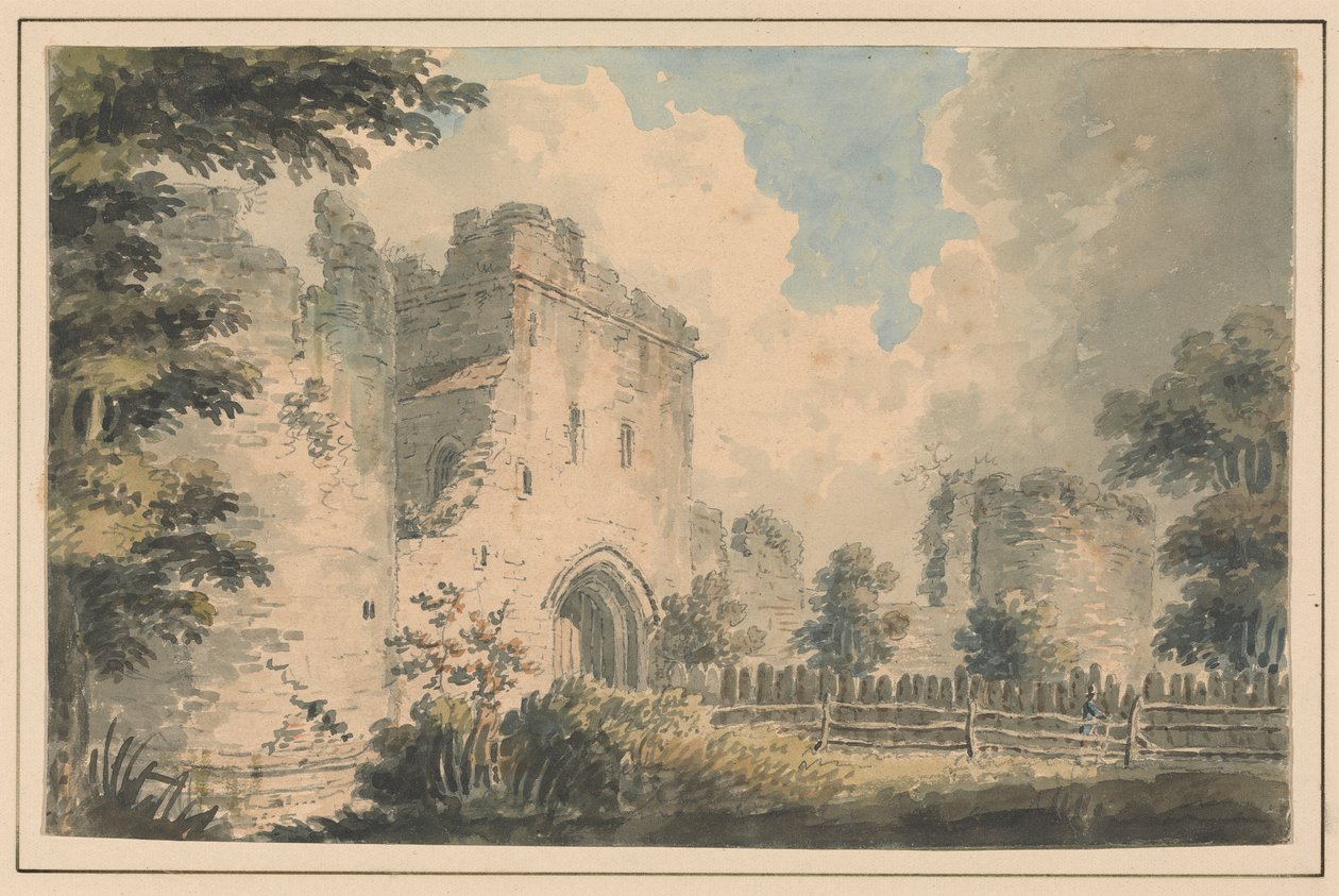 Pevnost, hrad Portchester od Edward Dayes