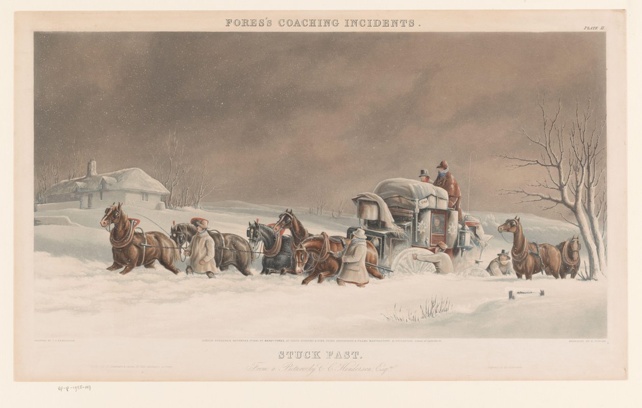 Uvíznout ve sněhu Rychlé zaseknutí (název na objektu) Incidenty s kočáry (název série) Foresovy tréninkové incidenty (název série na objektu) od Edward Duncan