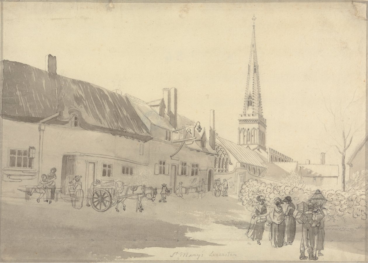 Leicester, kostel Panny Marie od Edward Edwards