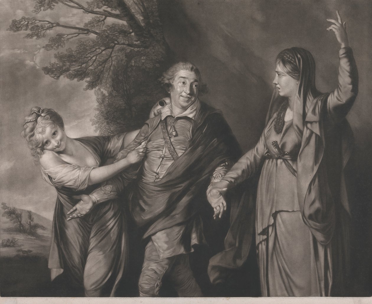 Garrick mezi tragédií a komedií od Edward Fisher