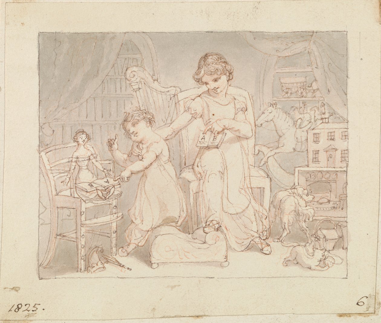 Ilustrace k filmu The New Doll: Untitled od Edward Francis Burney