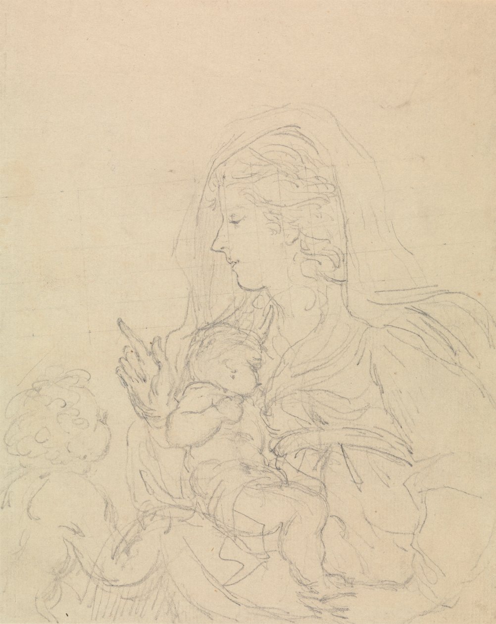 Madonna a dítě od Edward Francis Burney