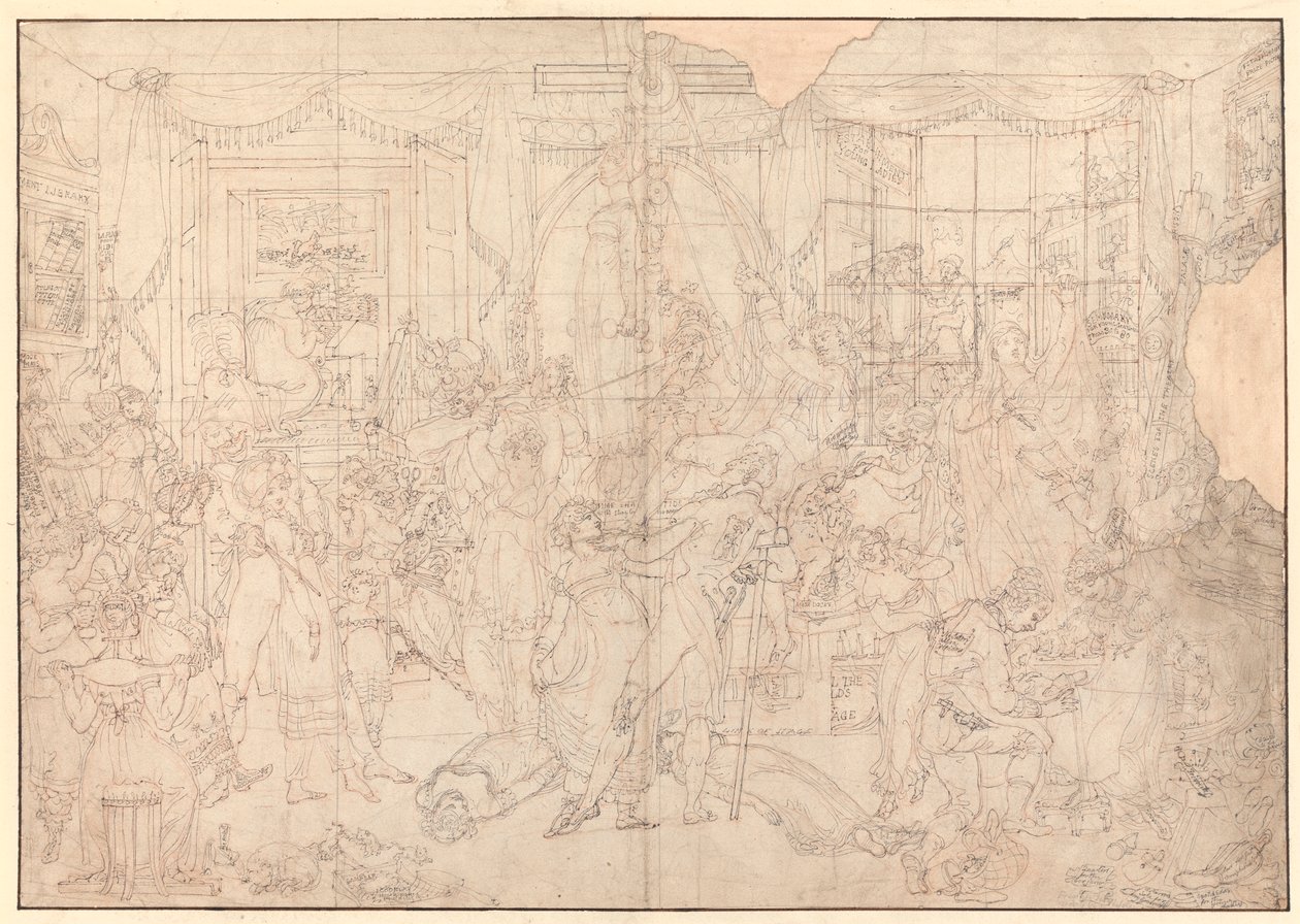Elegantní zařízení pro mladé dámy (studium pro) od Edward Francis Burney