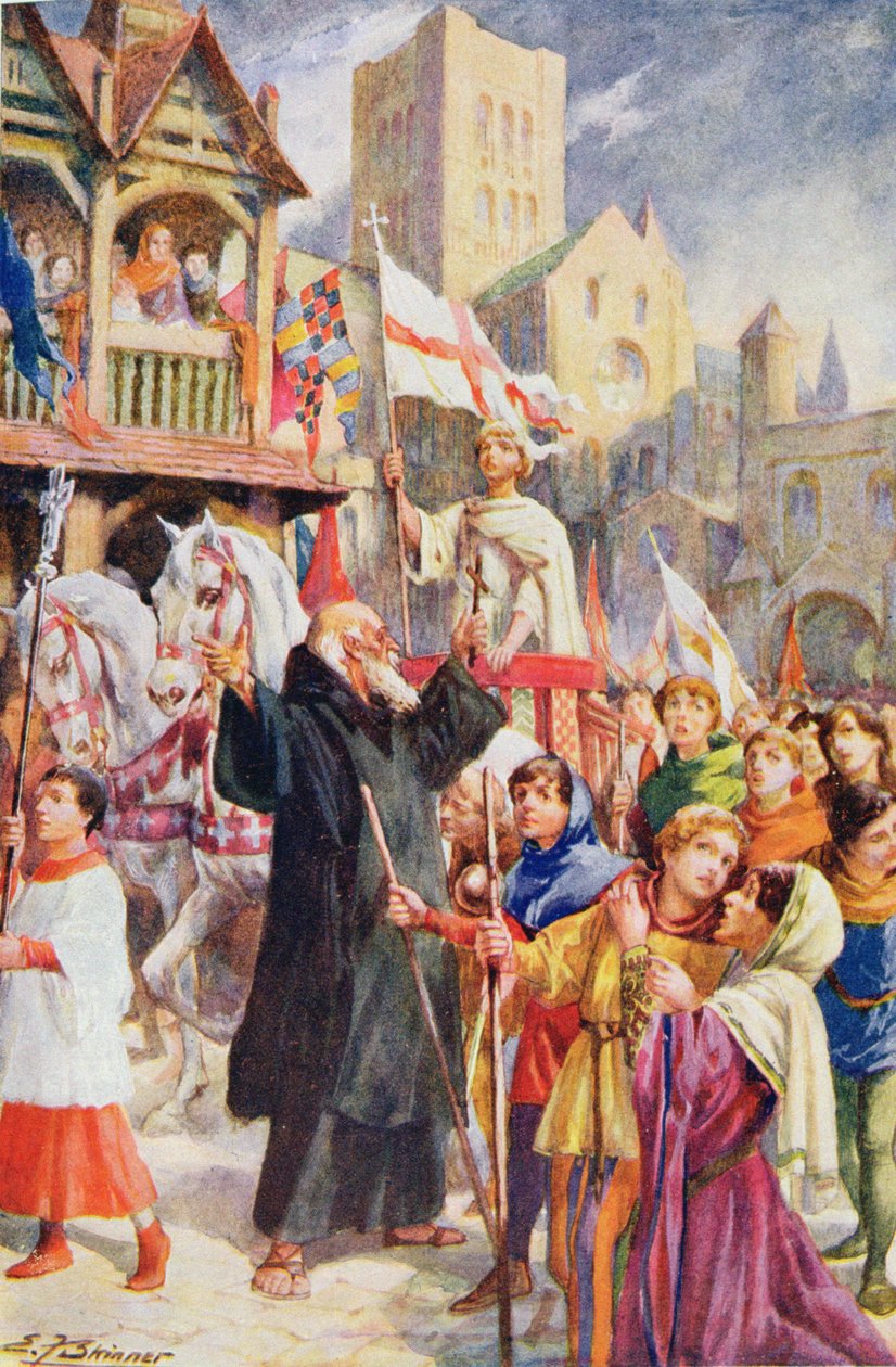 Dětská křížová výprava z roku 1212, ilustrace z knihy "Hutchinson