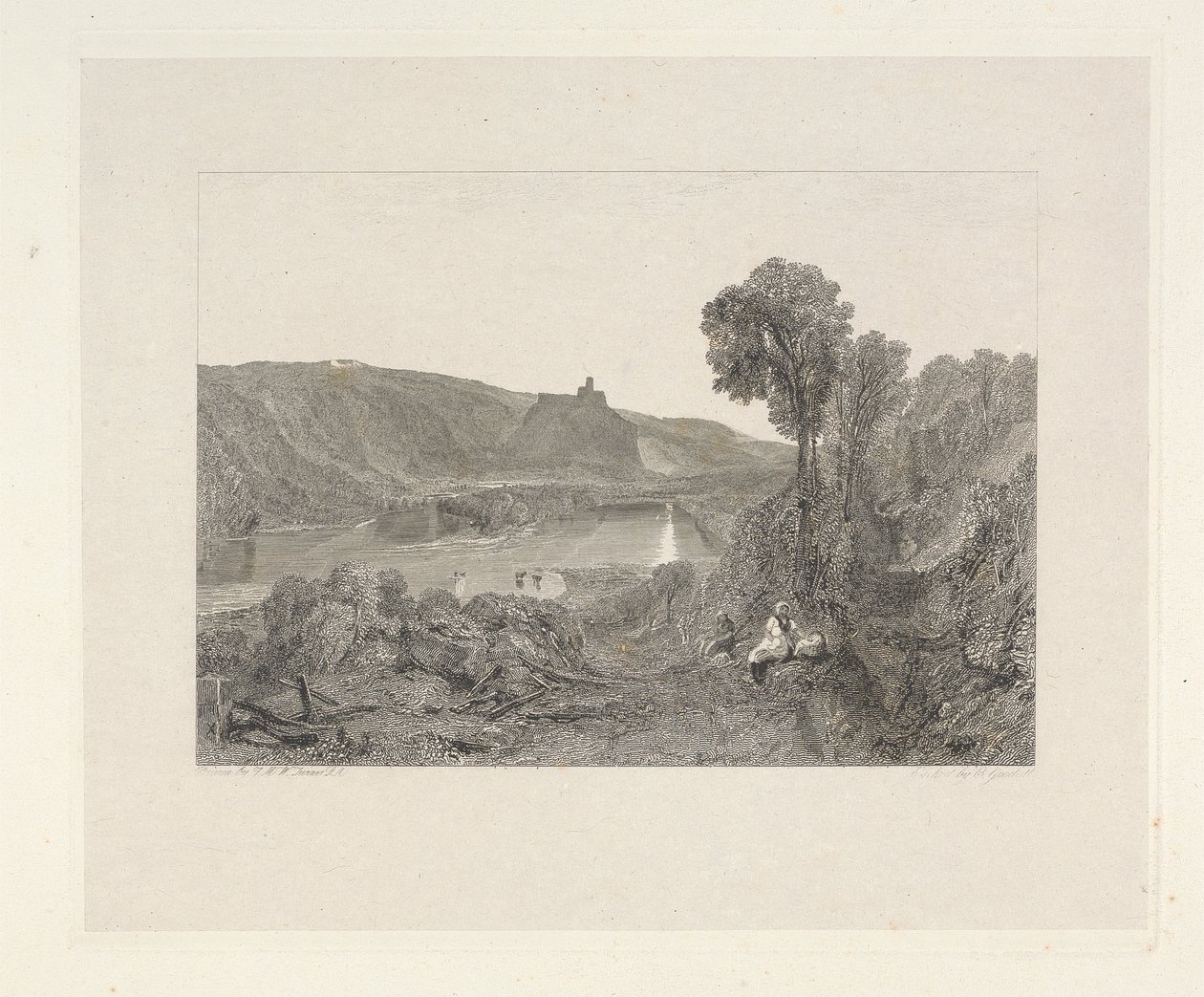 Hrad Prudoe, Northumberland od Edward Goodall