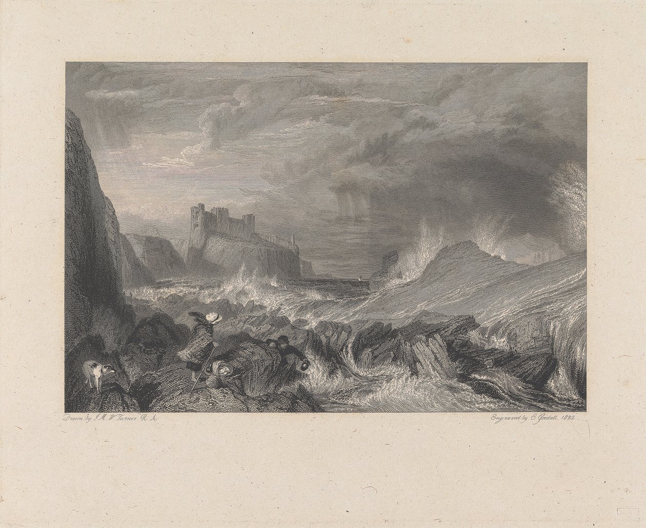 Hrad Tantallon od Edward Goodall