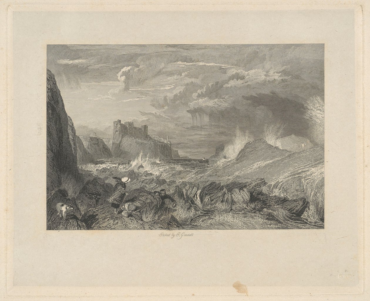 Hrad Tantallon od Edward Goodall