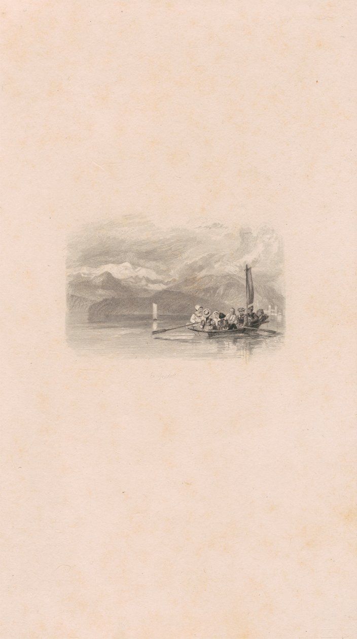 Ženevské jezero od Edward Goodall