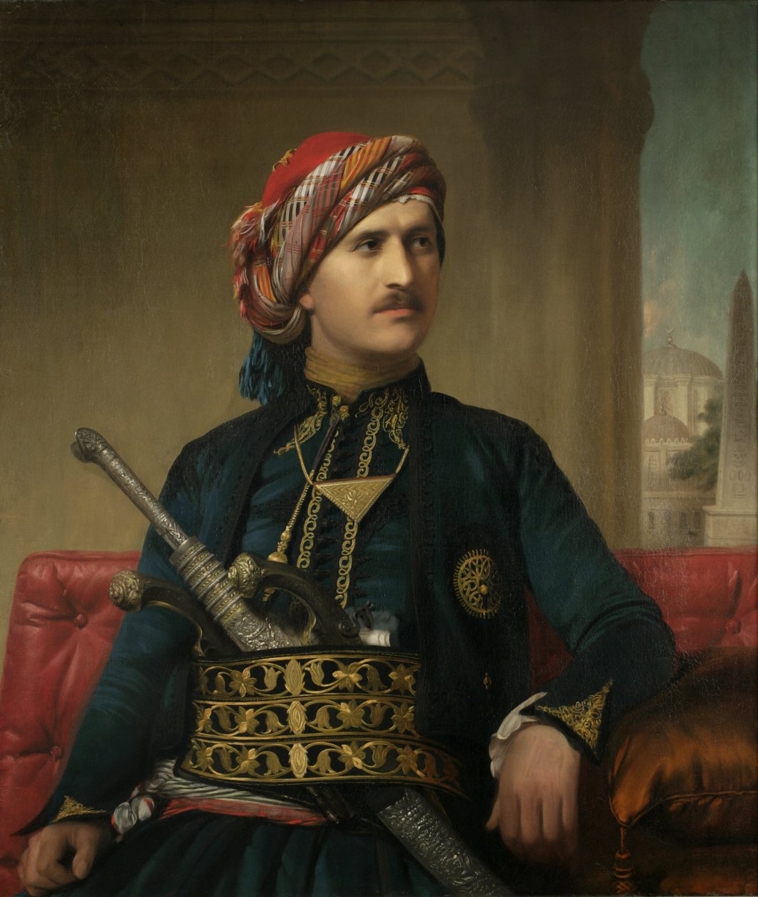 Armén ve starém stylu tureckého kostýmu, 1848-49 od Edward Hartley Mooney