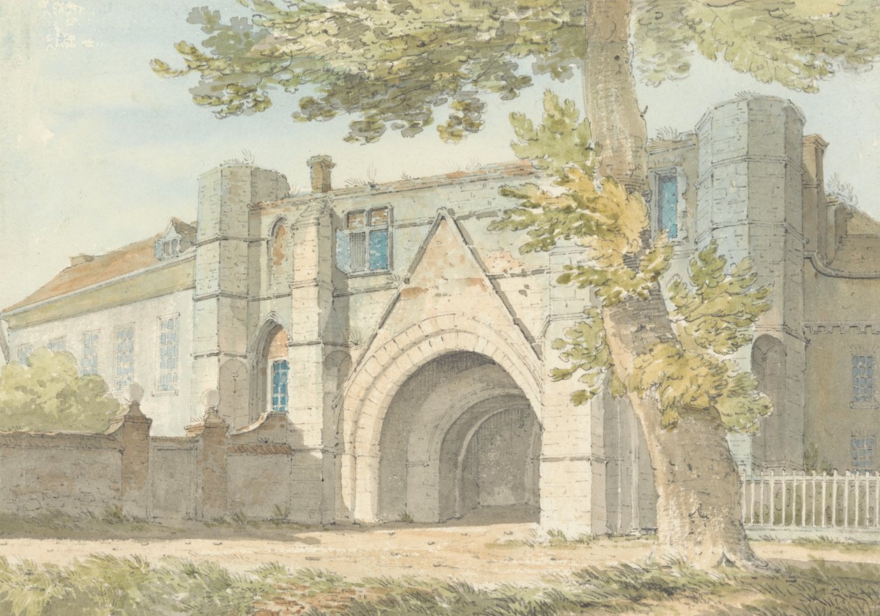 Reading Abbey Gateway od Edward Hawke Locker