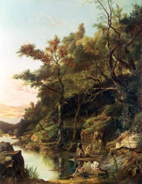 Koupající se od Edward Henry Holder