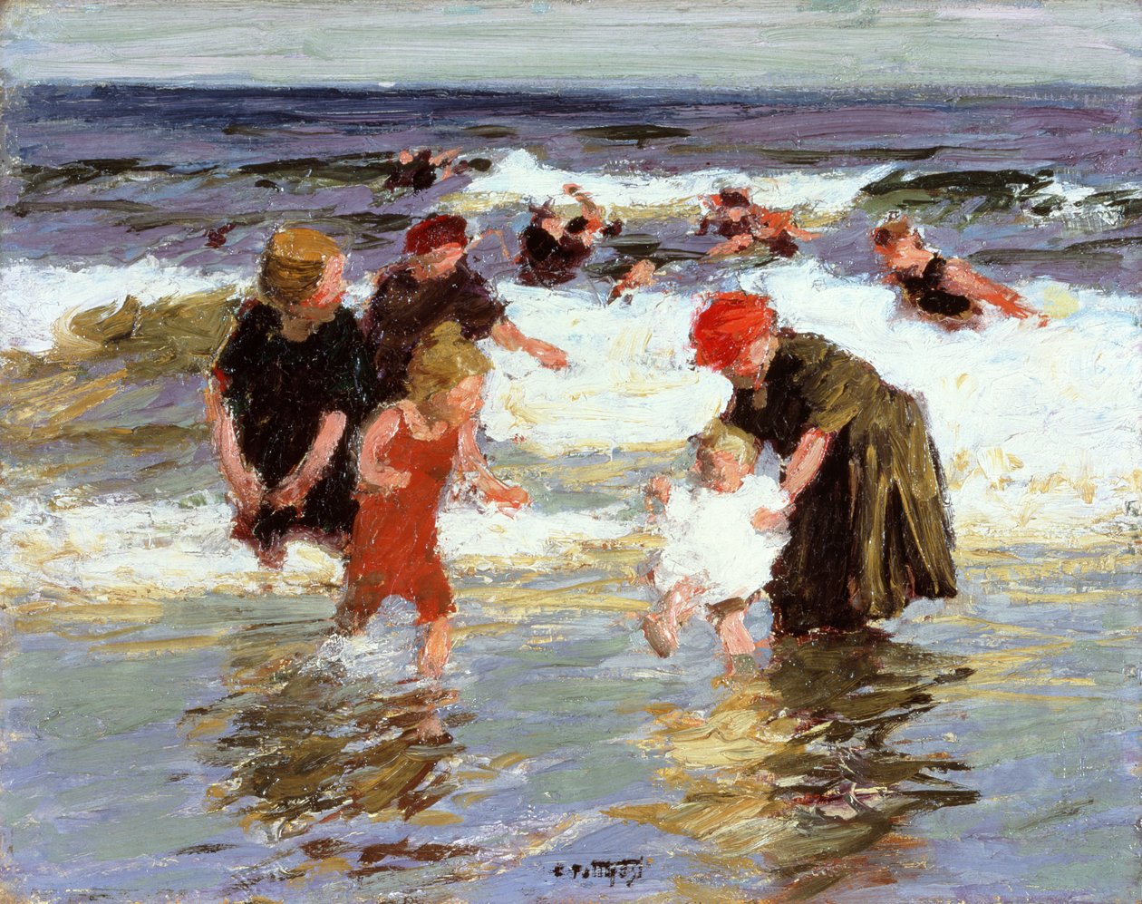 Bathers, kolem roku 1913 od Edward Henry Potthast