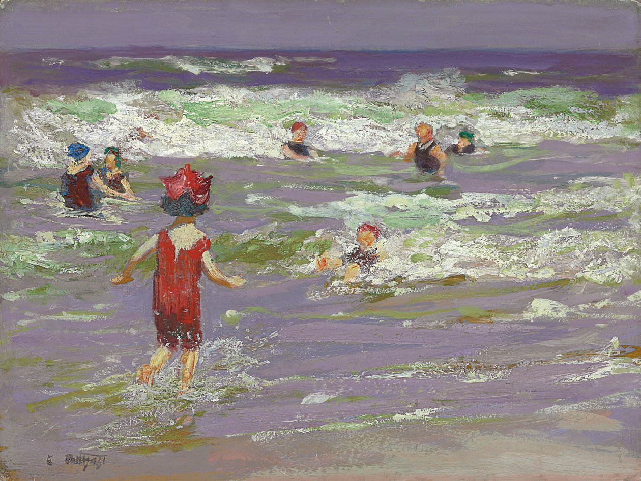 Malý mořský koupač od Edward Henry Potthast