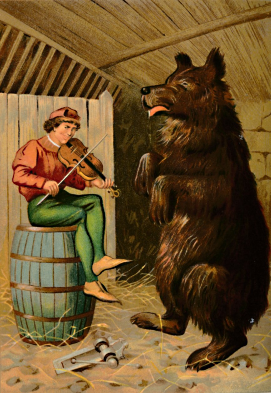 Tančící medvěd, 1901 od Edward Henry Wehnert