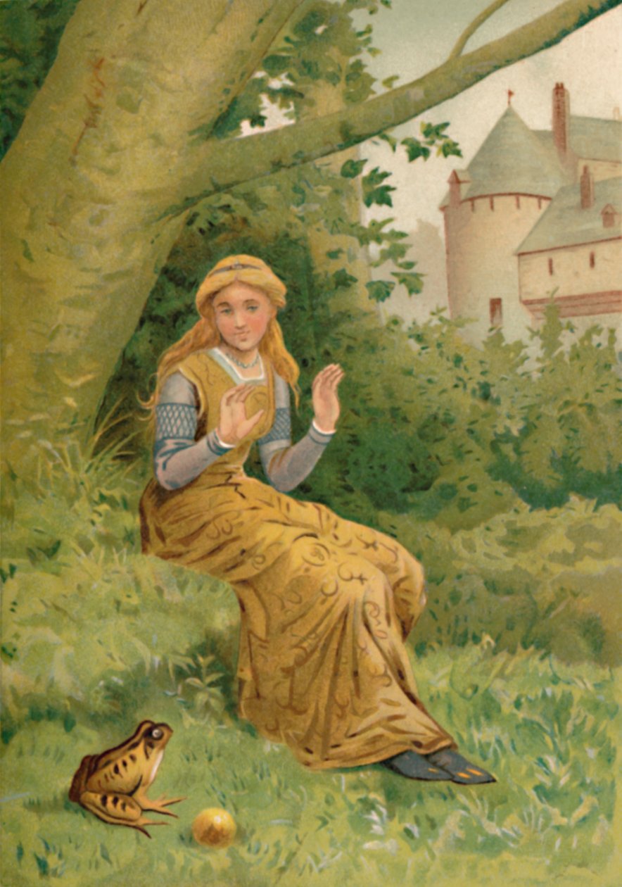 Žabí princ a dcera králů, 1901 od Edward Henry Wehnert
