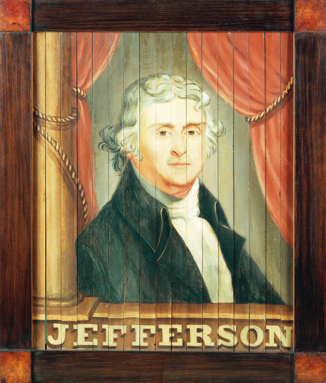 Významný znak hospody zobrazující Thomase Jeffersona a Jamese Madisona od Edward Hicks