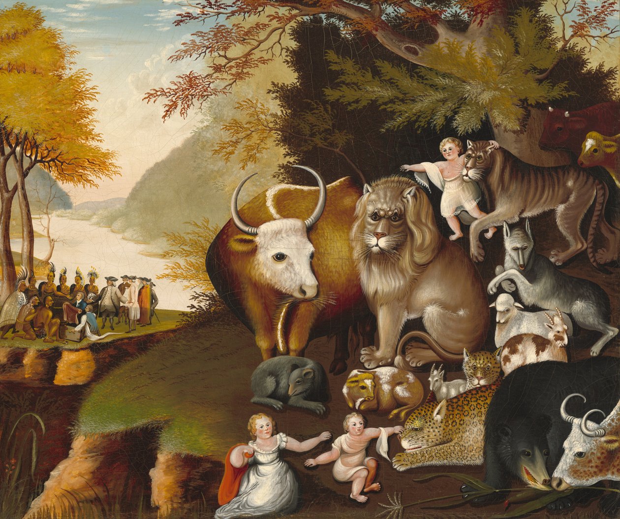 Mírové království, c. 1834. od Edward Hicks