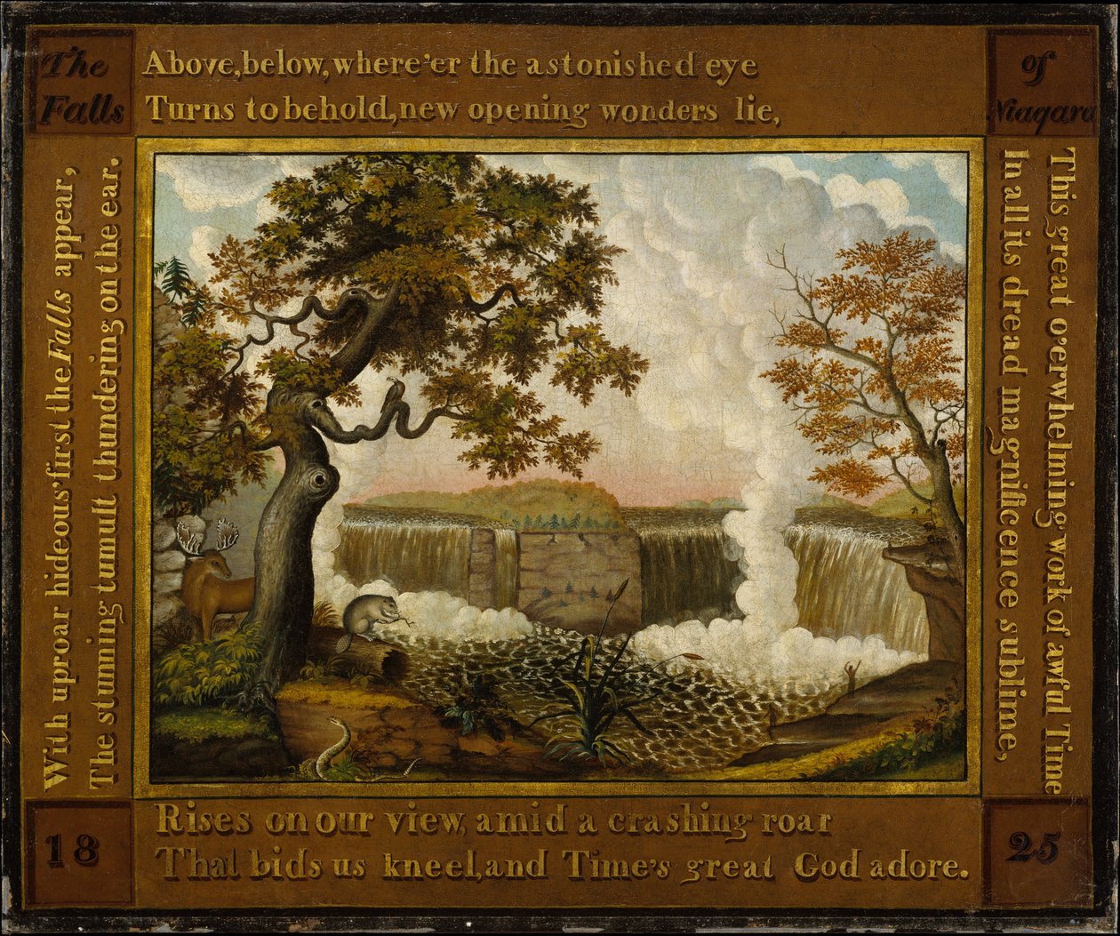 Die Niagarafälle od Edward Hicks