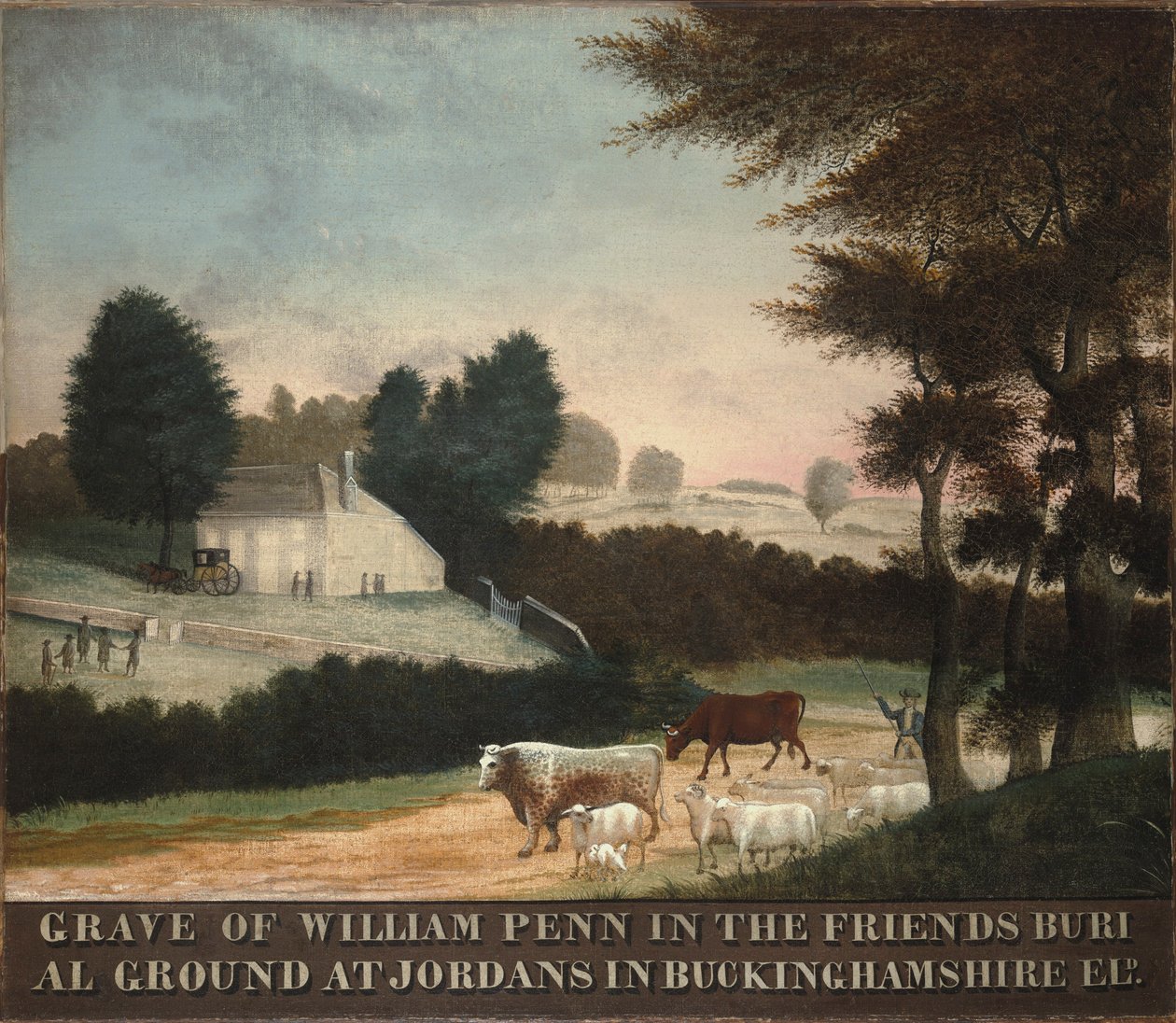 Hrob Williama Penna, 1847 od Edward Hicks