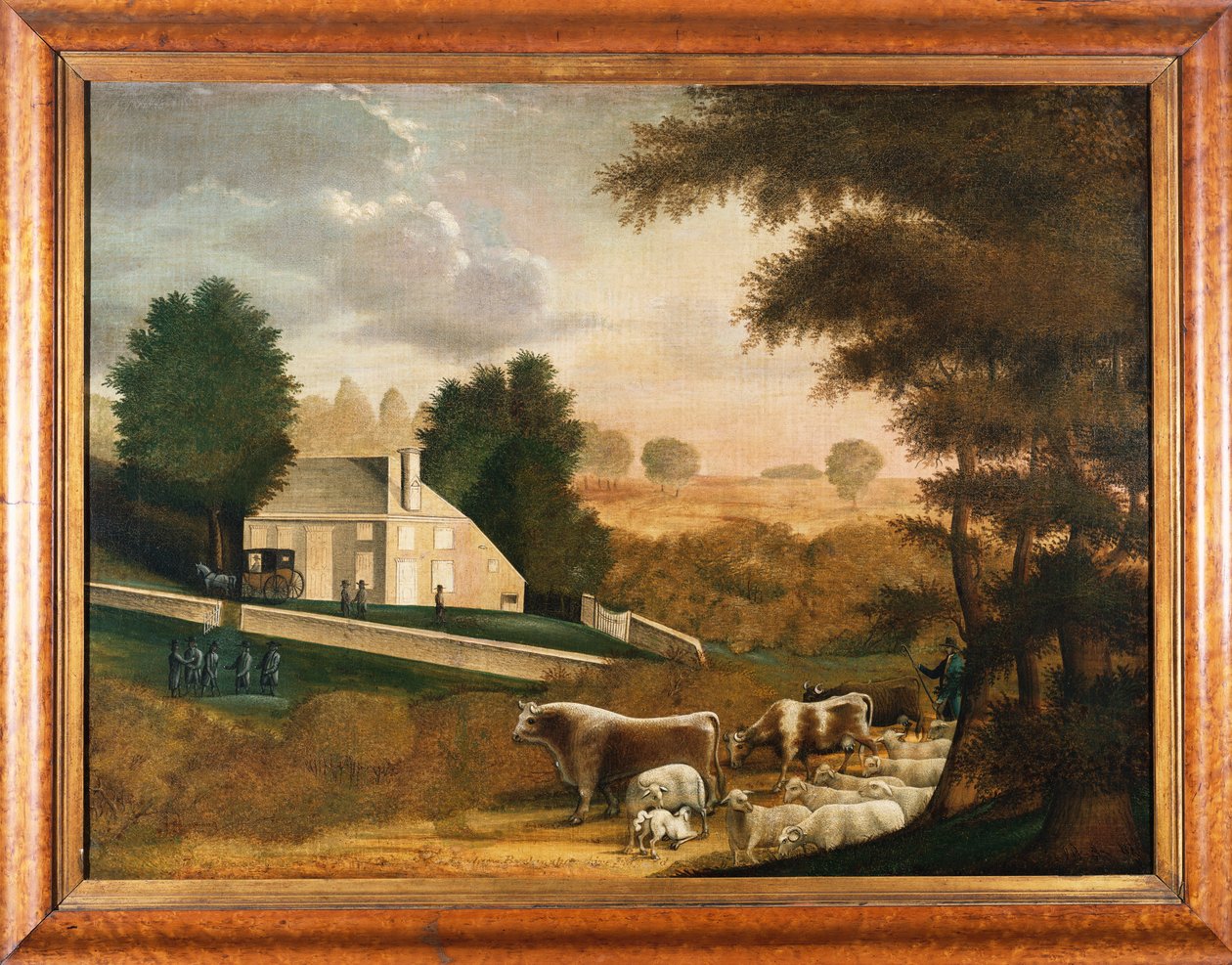 Hrob Williama Penna, 1848 od Edward Hicks